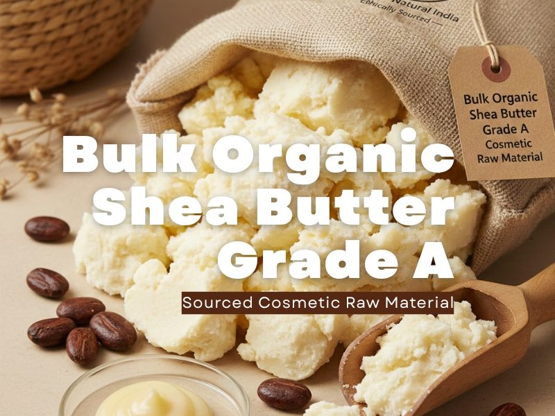 Bulk Organic Shea Butter Grade A: Ethically Sourced Cosmetic Raw Material
