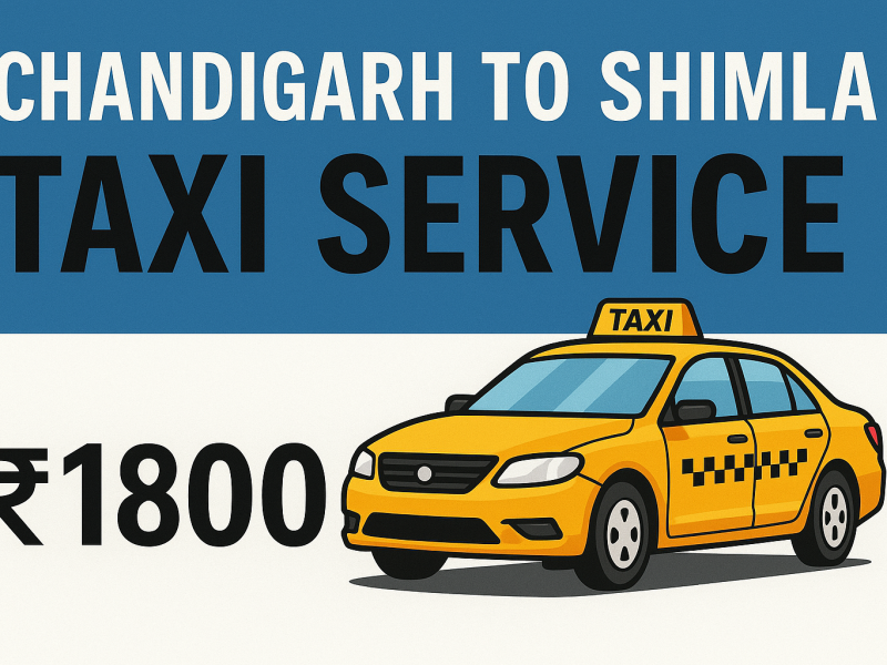 Chandigarh to Shimla taxi