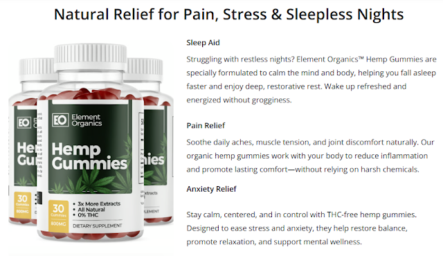 Why Choose Element Organics Hemp Gummies Over Other Products?