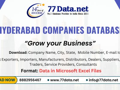 77Data: Download the List of Manufacturing Companies in Hyderabad