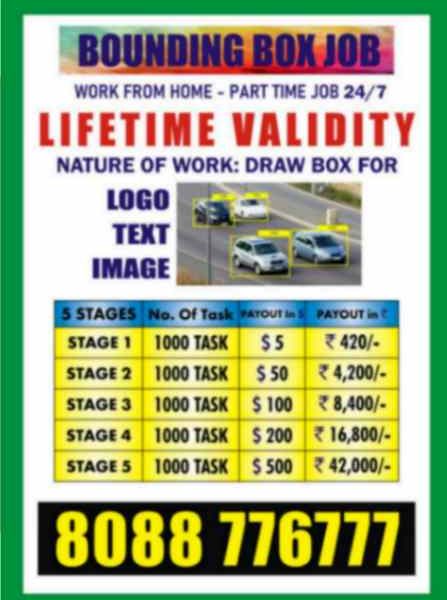 Bounding Box | Tips to make income | Part Time Job Opportunity | 9092