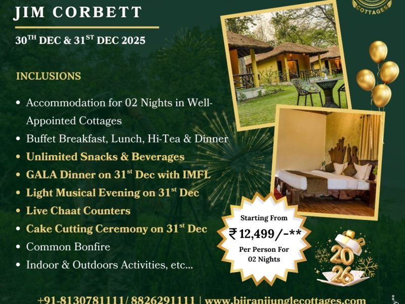 Bijrani Jungle Cottages – Your Cozy Nature Retreat in Jim Corbett