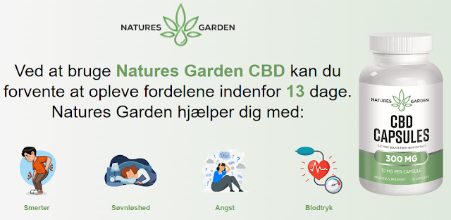 Natures Garden CBD s smertelindrende formel [Danmark]