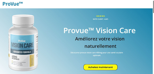 ProVue Vision Care: Utilisations, fonctions et prix internationaux (France)