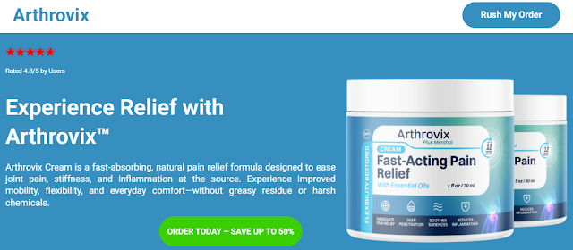Arthrovix+ Fast Acting Pain Relief for Joints and Muscles