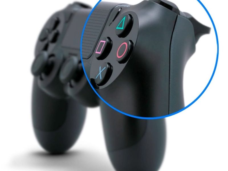 CROSS, SQUARE,TRIANGLE and CIRCLE rubber buttons replacement