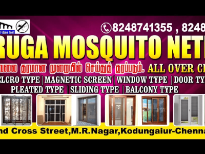 Muruga Mosquito Netlon – Chennai | Mosquito Netlon Services for Doors & Windows | Best Mosquito Netlon in Chennai