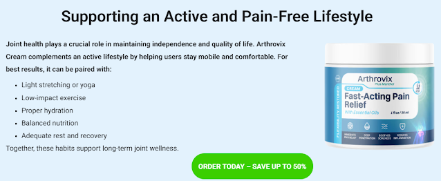 Arthrovix+ Cream: Quick Comfort for Joints and Muscles