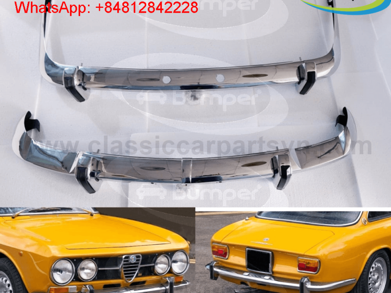 Alfa Romeo 1750 GTV Coupe S2 bumpers with overriders