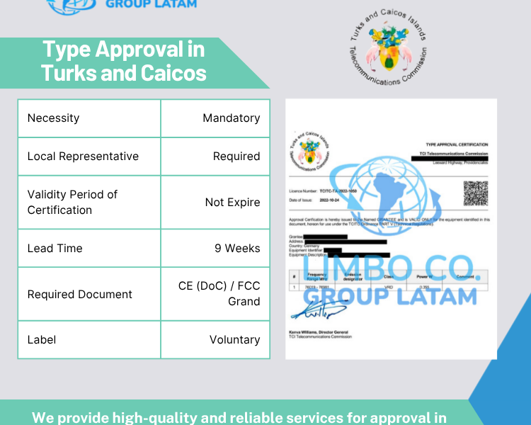 Type Approval in Turks and Caicos