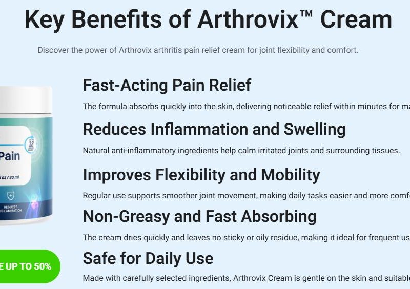 Arthrovix Fast Acting Pain Relief – Best Price & Offers