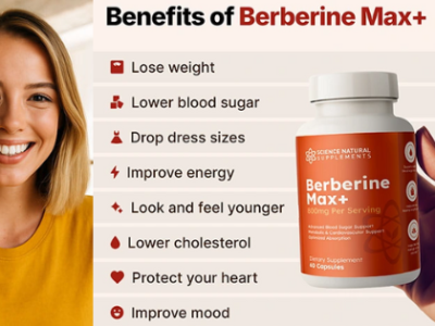 Berberine Max+ – Natural Support for Metabolic Health & Balanced Blood Sugar