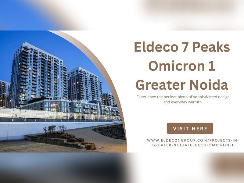 Eldeco 7 Peaks Omicron 1 Greater Noida - Lavish Apartment