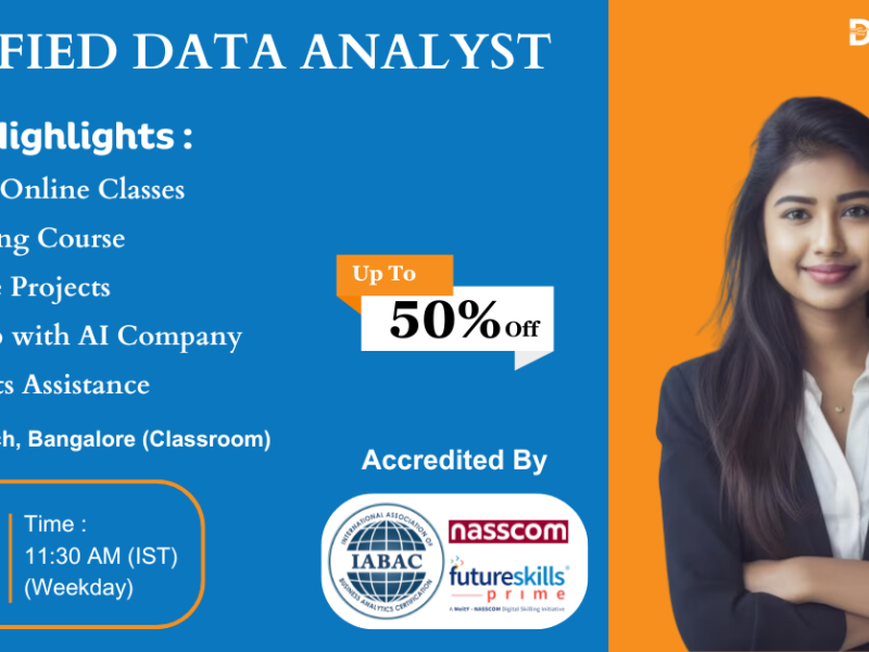 DataMites Data Analyst Training in Bangalore