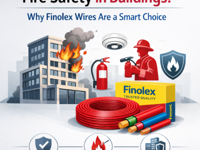 Fire Safety in Buildings: Why Finolex Wires Are a Smart Choice