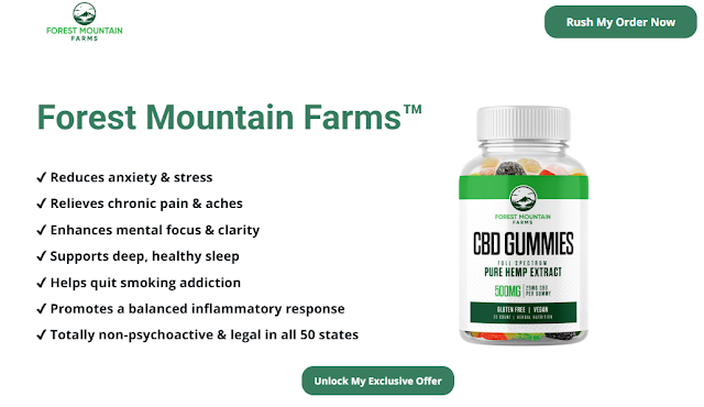 Forest Mountain Farms CBD Gummies: What They Won’t Tell You Before Buying!