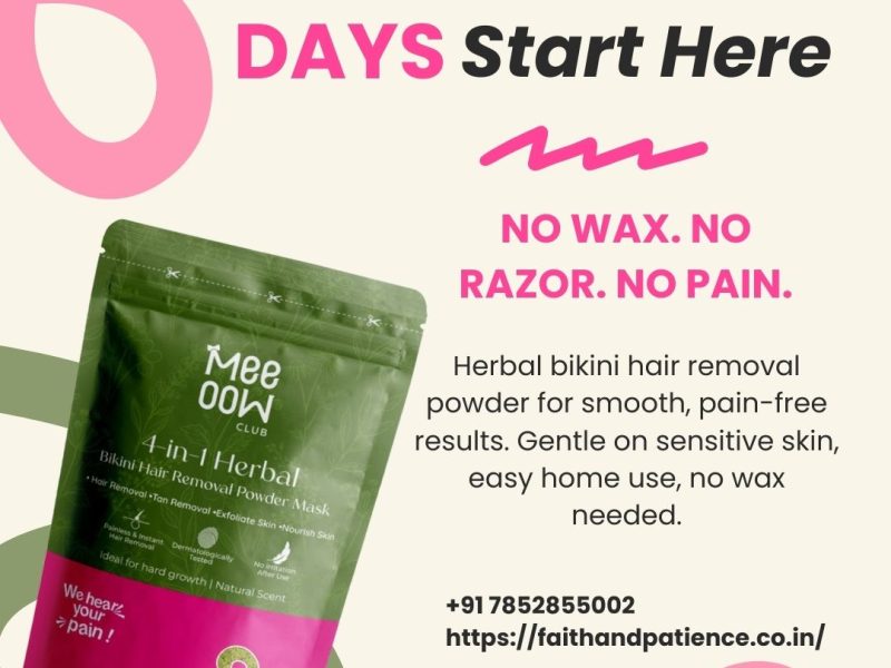 Herbal Bikini Wax – Pain-Free Hair Removal