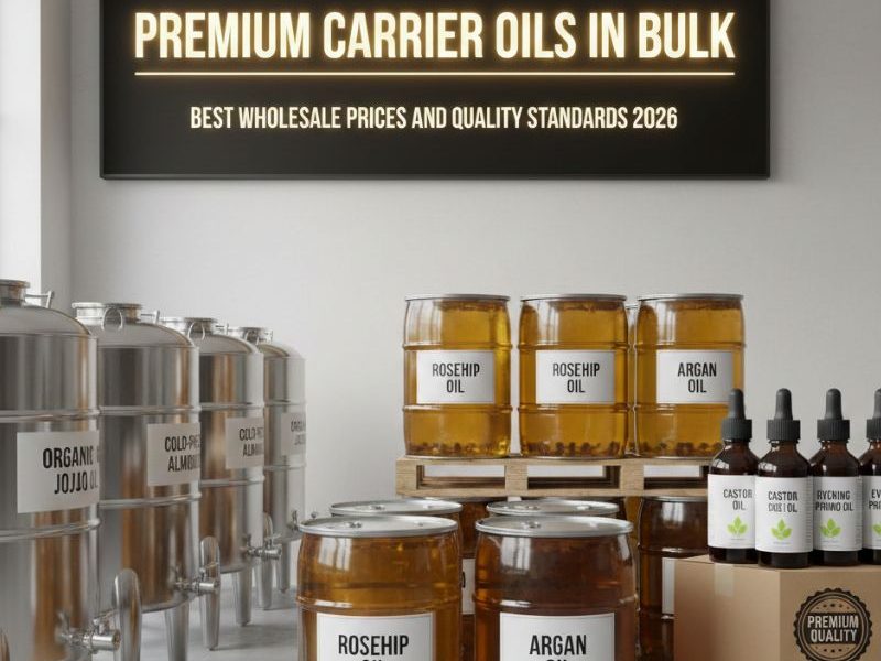 Premium Carrier Oils in Bulk: Best Wholesale Prices and Quality Standards 2026