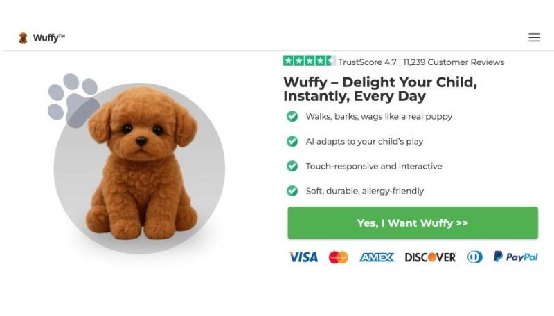 Wuffy Robot Puppy Reviews (Important Buyer Report!) What Users Aren’t Telling You!