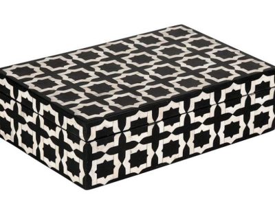 Bone Inlay Box – Handmade Decorative Storage by Lakecity Handicrafts