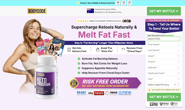 Body Code Keto Australia: Supporting Fat Burning Through Ketosis