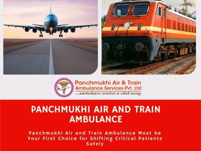 Get an Air Ambulance in Guwahati by Panchmukhi with Complete Medical Solutions