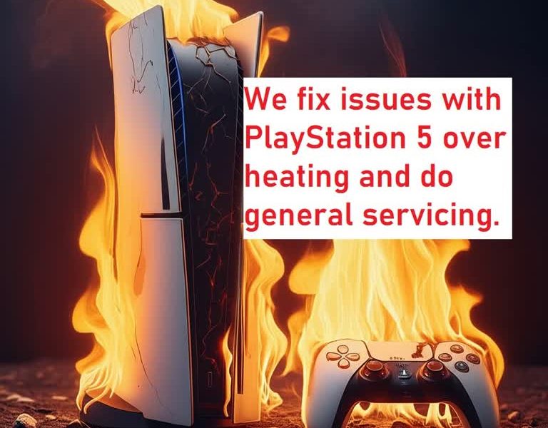 PlayStation 5 {PS5} over heating and do general servicing