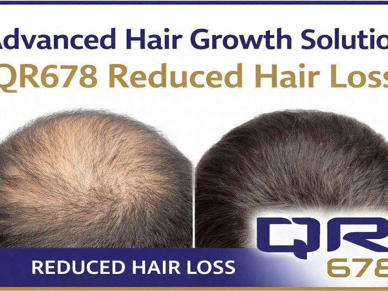 Advanced Hair Growth Solution – QR678 Reduced Hair Loss