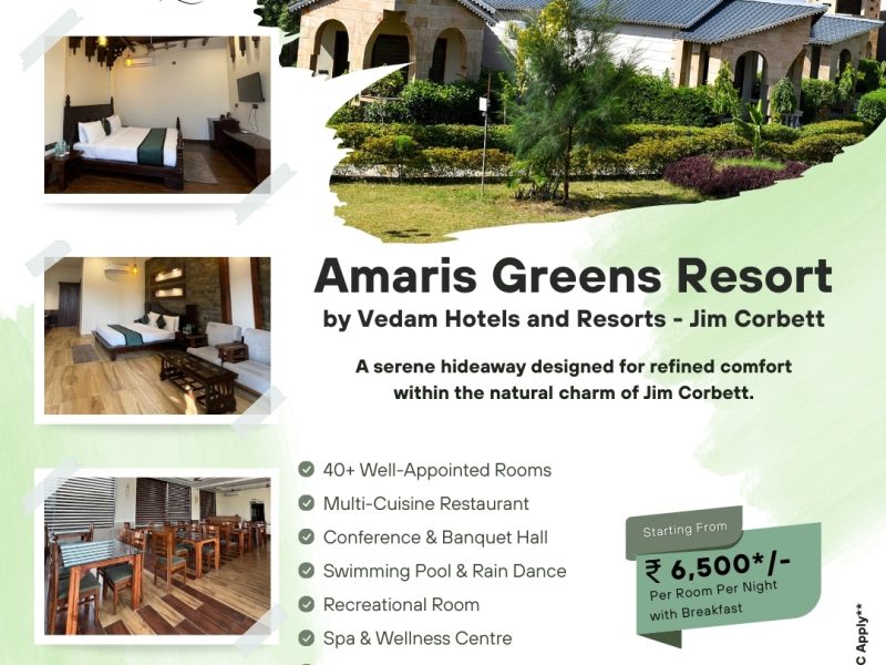Celebrate Holi at Amaris Greens Resort By Vedam Jim Corbett