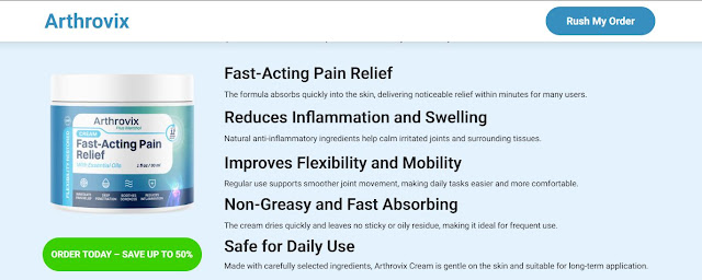 Arthrovix Fast Acting Pain Relief: Reviews, Work, Cost 2025 {Order Now}