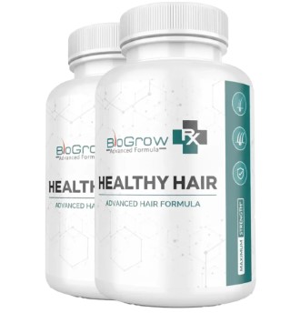 How does Bio Grow Rx Healthy Hair promote hair growth?