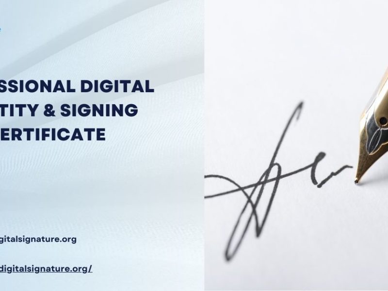 Professional Digital Identity & Signing Certificate