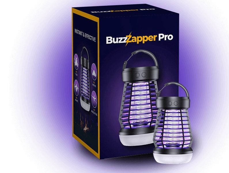 BuzzZapper Pro Portable Bug Zapper | Chemical-Free Mosquito Killer