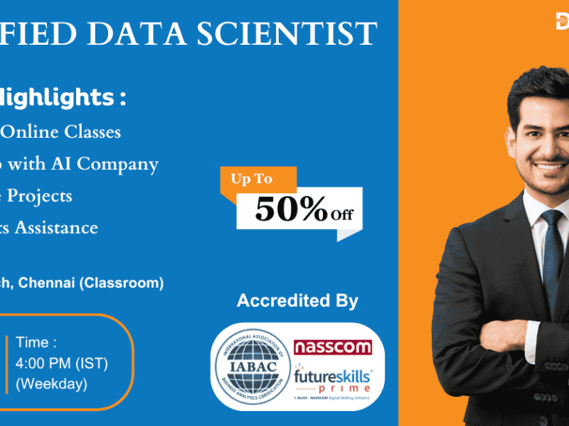 DataMites Data Science Courses in Chennai