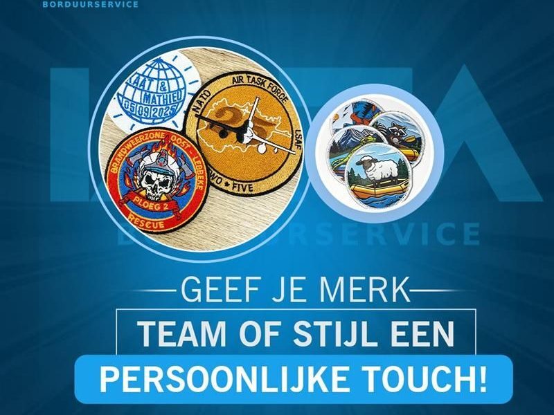 Geef je merk, team of stijl een persoonlijke touch!