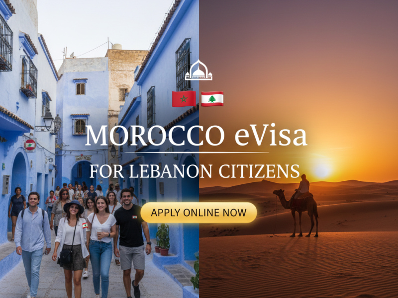 Morocco e‑Visa for Lebanon Citizens