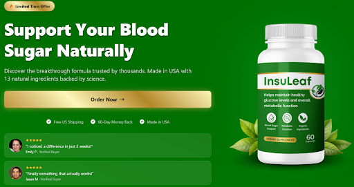 How does Insuleaf support blood sugar levels?