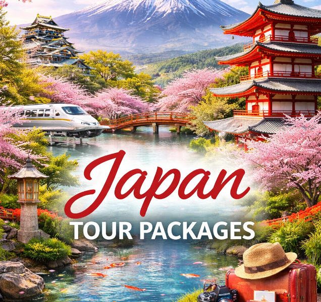 Complete Travel Support for Japan Tour Packages from India
