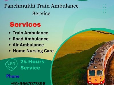 Panchmukhi Train Ambulance in Delhi – Travel with ICU in the Train Compartments