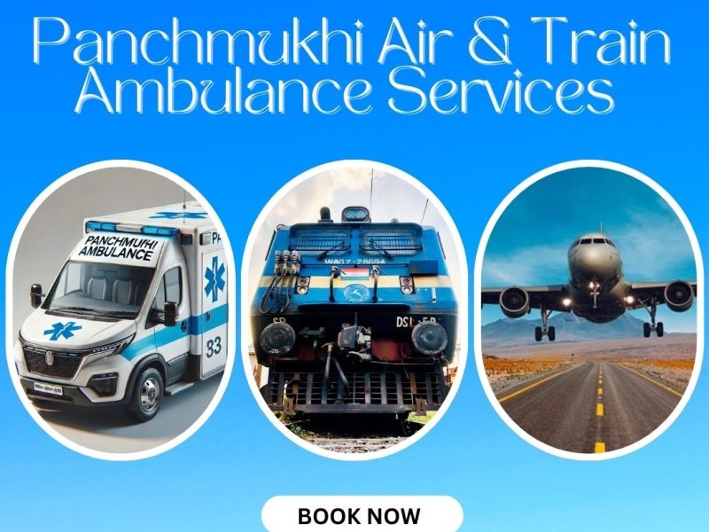 Panchmukhi Train Ambulance from Guwahati – Stay Relaxed whole traveling for longer hours