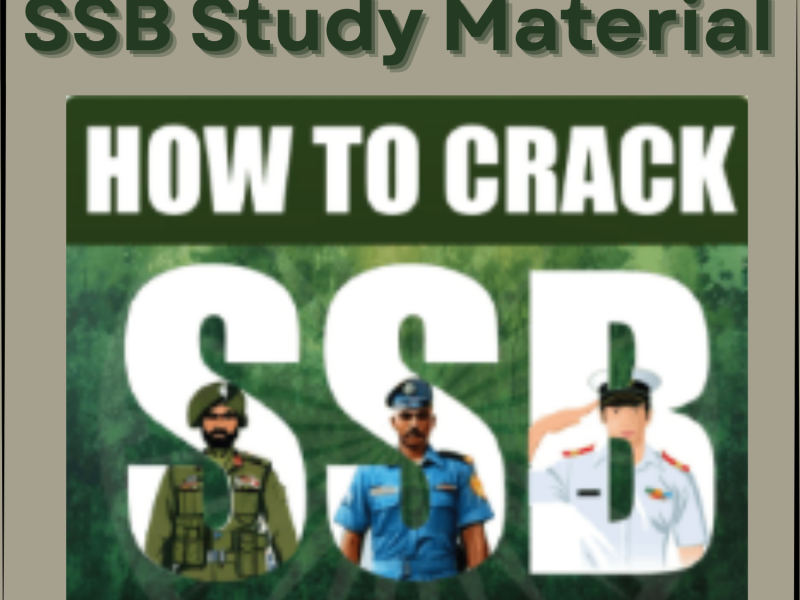 SSB Study Material | How to Crack SSB