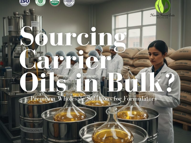 Sourcing Carrier Oils in Bulk? Premium Wholesale Solutions for Formulators