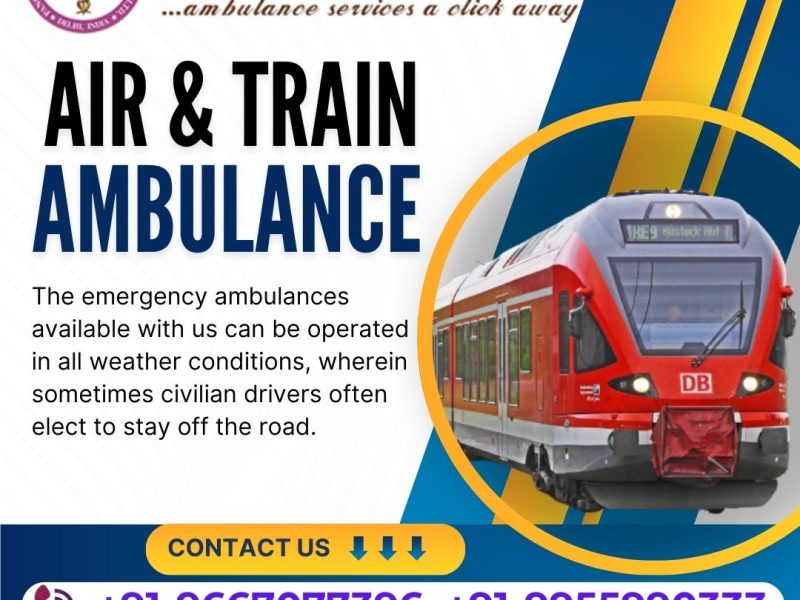 Panchmukhi ICU Train Ambulance in Patna- risk is minimal while transfer