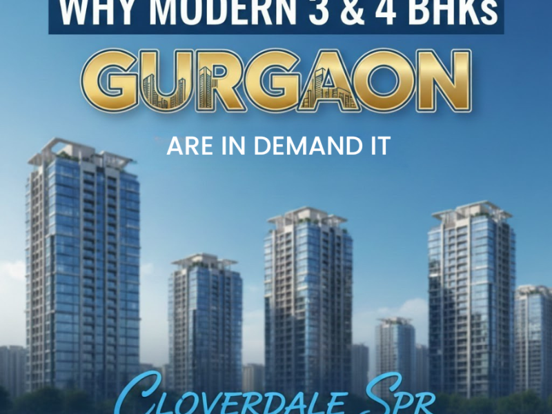 Modern 3 & 4 BHK Apartments in Gurgaon | Luxury Living at Cloverdale SPR