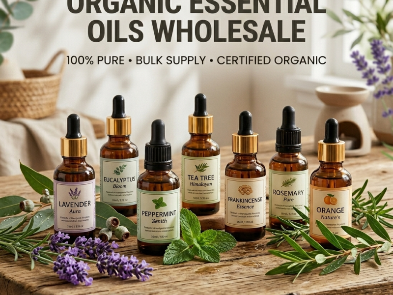 Buy Organic Essential Oils Wholesale | Certified Bulk Suppliers