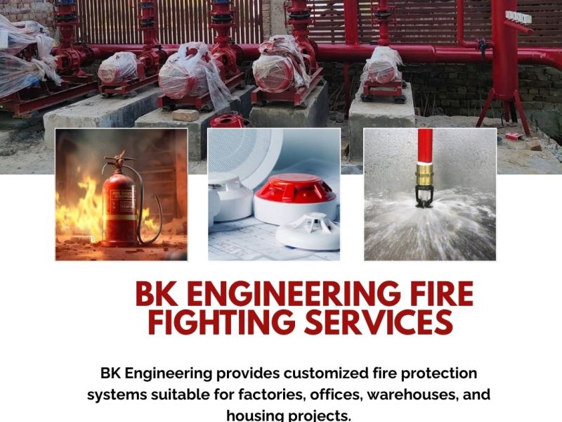 Smart Fire Fighting Services in Chennai by BK Engineering