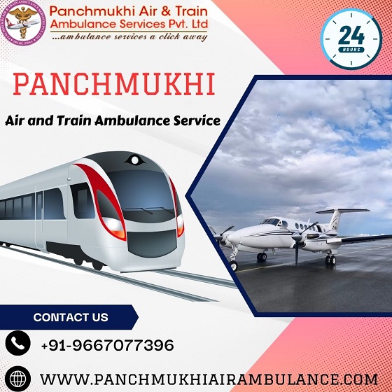 Book Panchmukhi Air and Train Ambulance Service in Kochi with Advanced ICU Setup