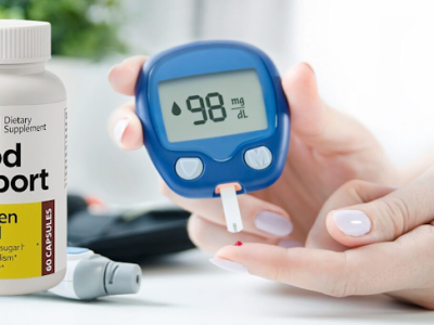 תמיכה בחיים מאוזנים עם כמוסות תמיכת דם גליקו קיו (אילינוי)