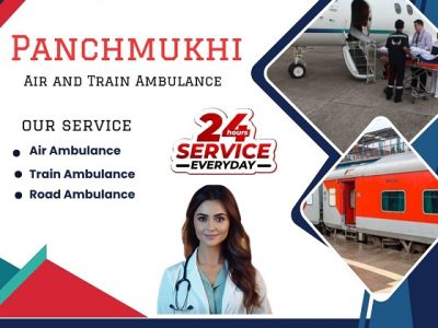 Hire Panchmukhi Air and Train Ambulance Service in Thiruvananthapuram with Ventilator Setup
