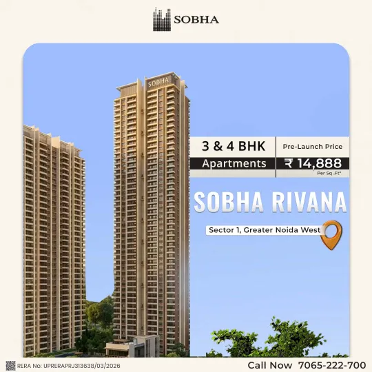Sobha Rivana GN West – 2, 3 & 4 BHK Homes at ₹14,888/sq.ft